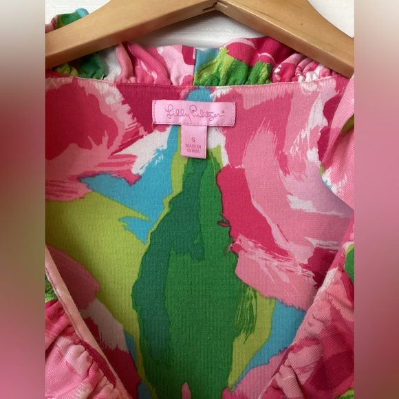 Rare Lilly Pulitzer Clare Dress in Hotty Pink First Impressions, Size Small. - Picture 7 of 10